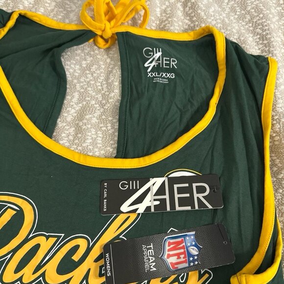 FANATICS MAXI DRESS GREEN - Picture 3 of 4